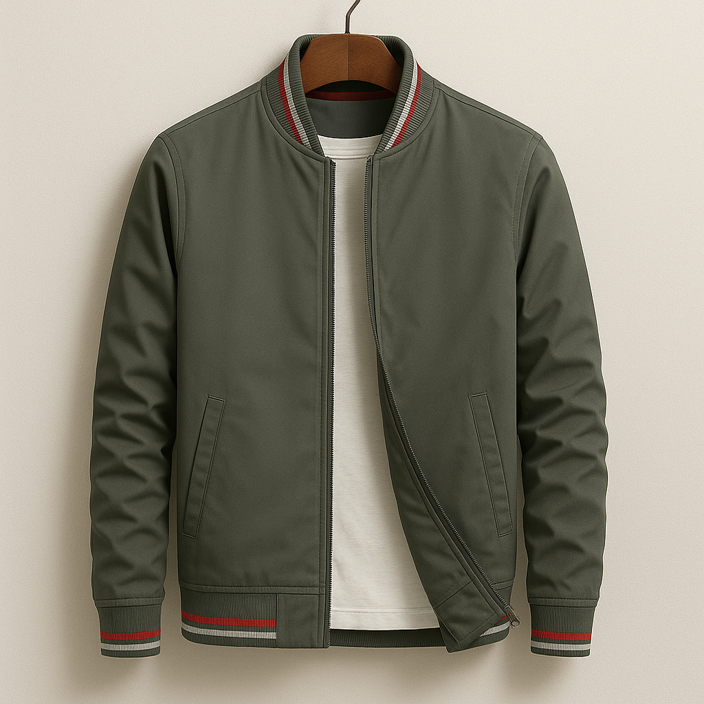 Lennox | sleek lightweight men's bomber jacket for modern style