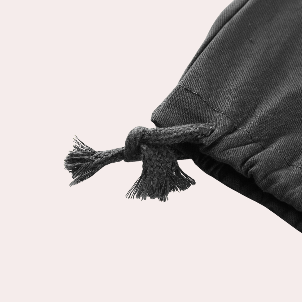 Men’s Slim Fit Durable Cargo Pants with Multiple Pockets for Work and Casual Wear