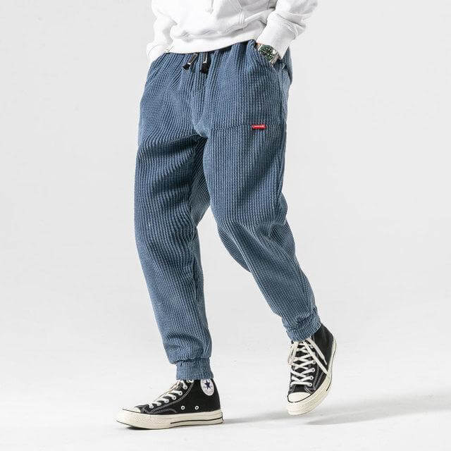 Men's wide leg relaxed fit joggers