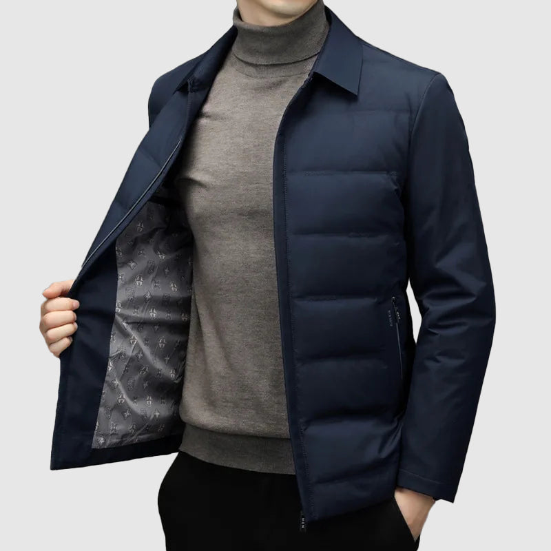 Men's Casual Down Jacket – Warm and Functional Winter Coat for Men