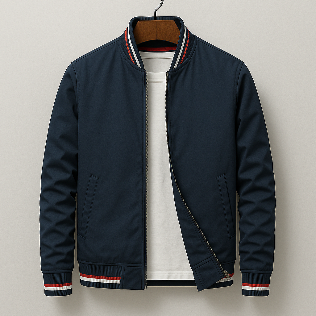 Lennox | sleek lightweight men's bomber jacket for modern style