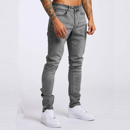 Men's Classic Fit Casual Denim Jeans for Everyday Durable Comfort