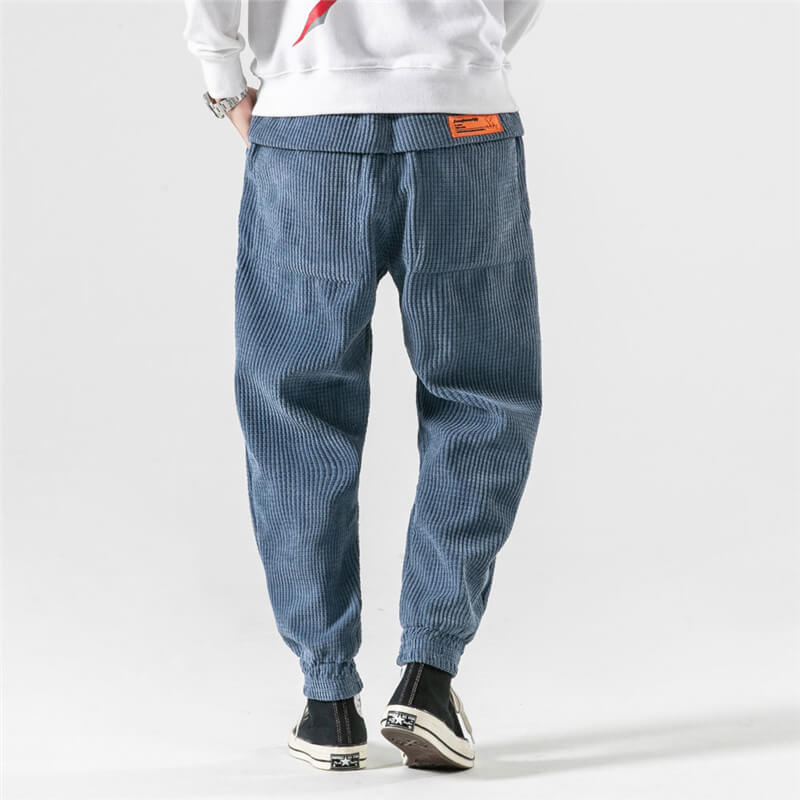 Men's wide leg relaxed fit joggers