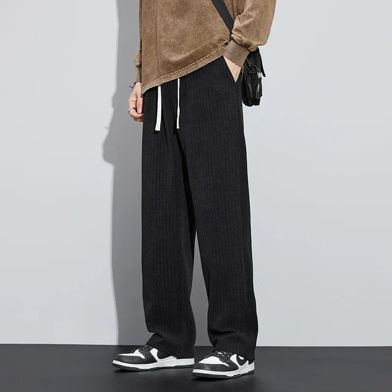 Men's wide-leg track pants
