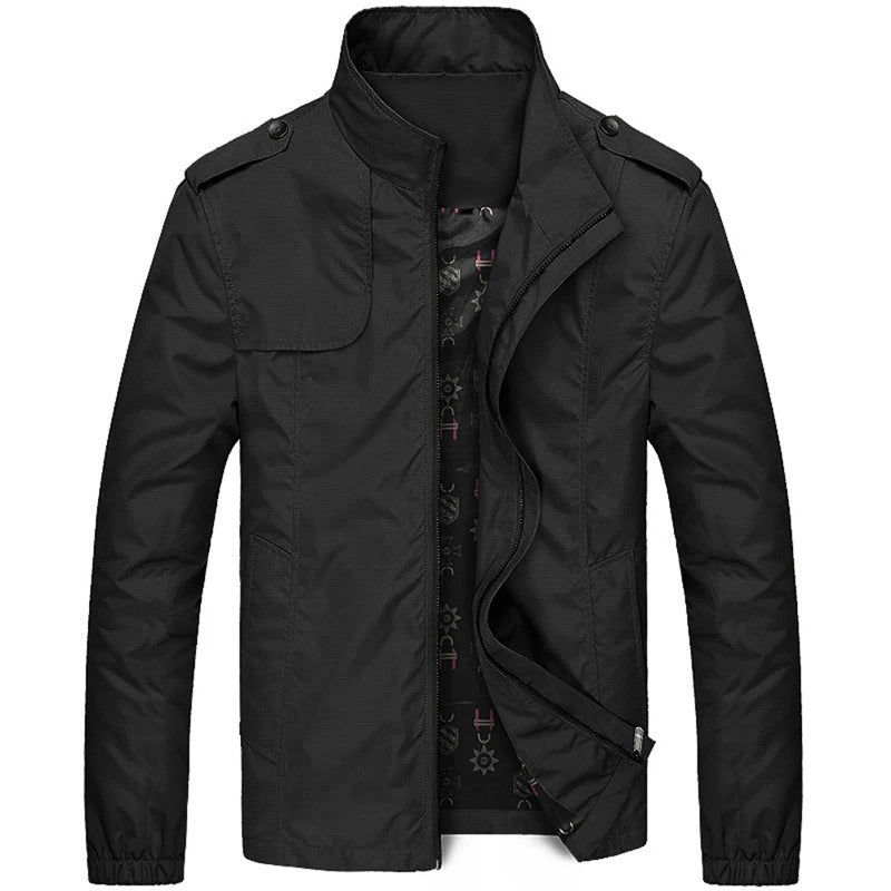 Men's Lightweight Breathable Cargo Jacket with Functional Pockets for Everyday Adventures