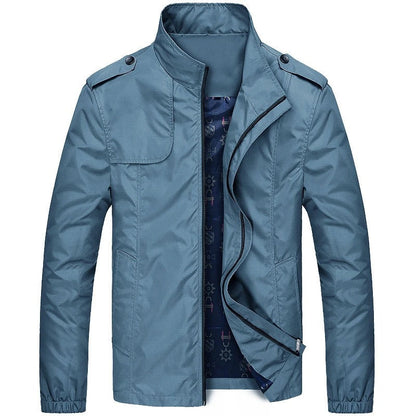 Men's Lightweight Breathable Cargo Jacket with Functional Pockets for Everyday Adventures