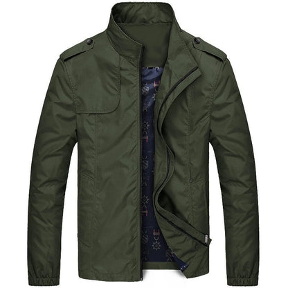 Men's Lightweight Breathable Cargo Jacket with Functional Pockets for Everyday Adventures