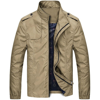 Men's Lightweight Breathable Cargo Jacket with Functional Pockets for Everyday Adventures