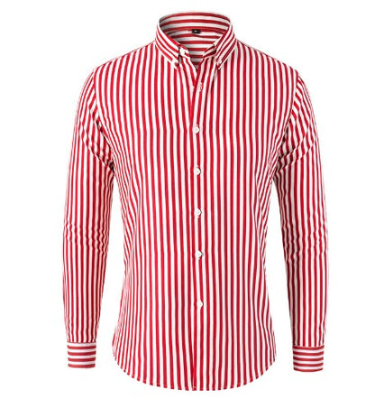 Men's Striped Overshirt Casual Stylish Shirt With Oversized Fit