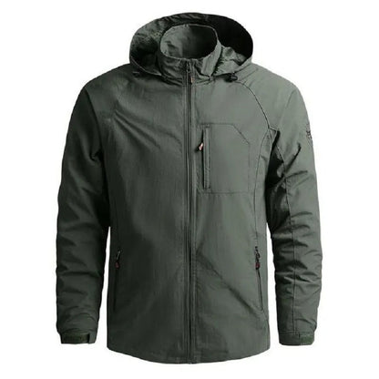 Men's waterproof cargo jacket - breathable