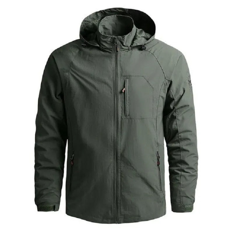 Men's waterproof cargo jacket - breathable