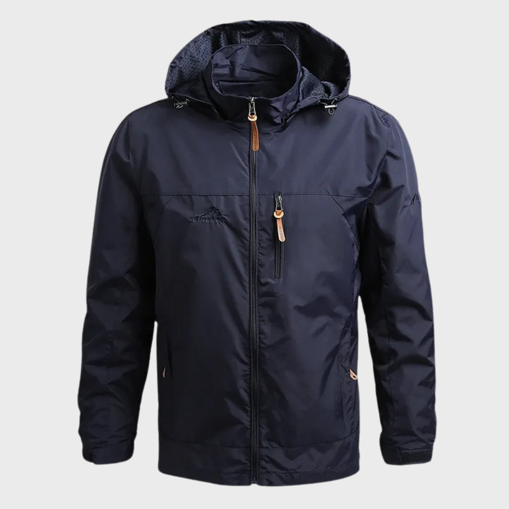 Men's waterproof jacket with warm lining