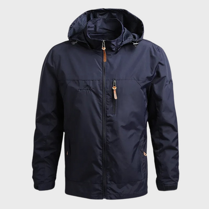 Men's waterproof jacket with warm lining