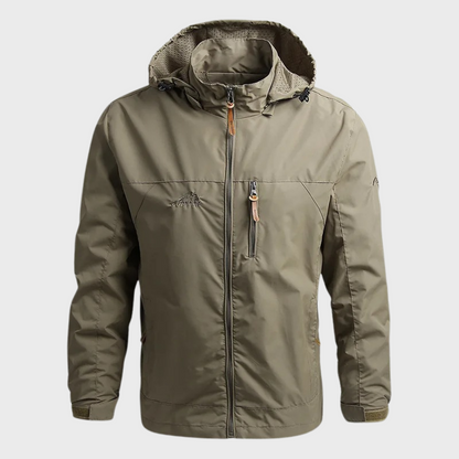 Men's waterproof jacket with warm lining