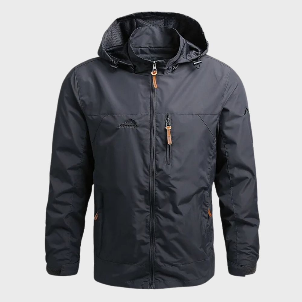 Men's waterproof jacket with warm lining