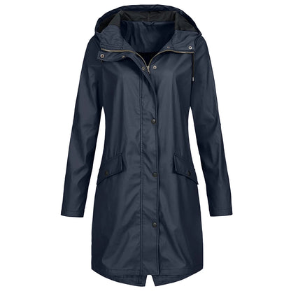 Women's oversized waterproof jacket