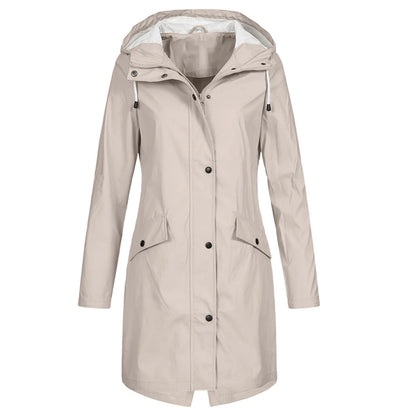 Women's oversized waterproof jacket