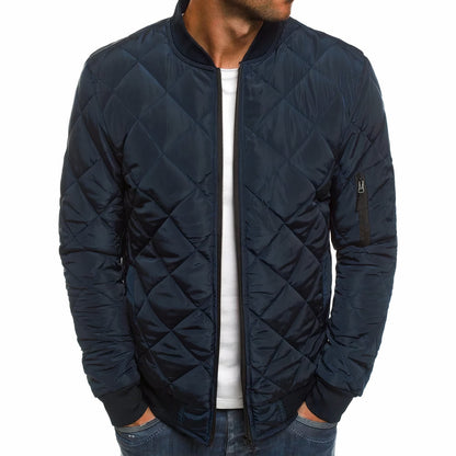 Men's Quilted Jacket for Autumn and Spring – Warm, Comfortable, Stylish Outerwear