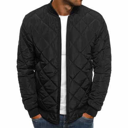Men's Quilted Jacket for Autumn and Spring – Warm, Comfortable, Stylish Outerwear