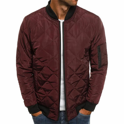 Men's Quilted Jacket for Autumn and Spring – Warm, Comfortable, Stylish Outerwear