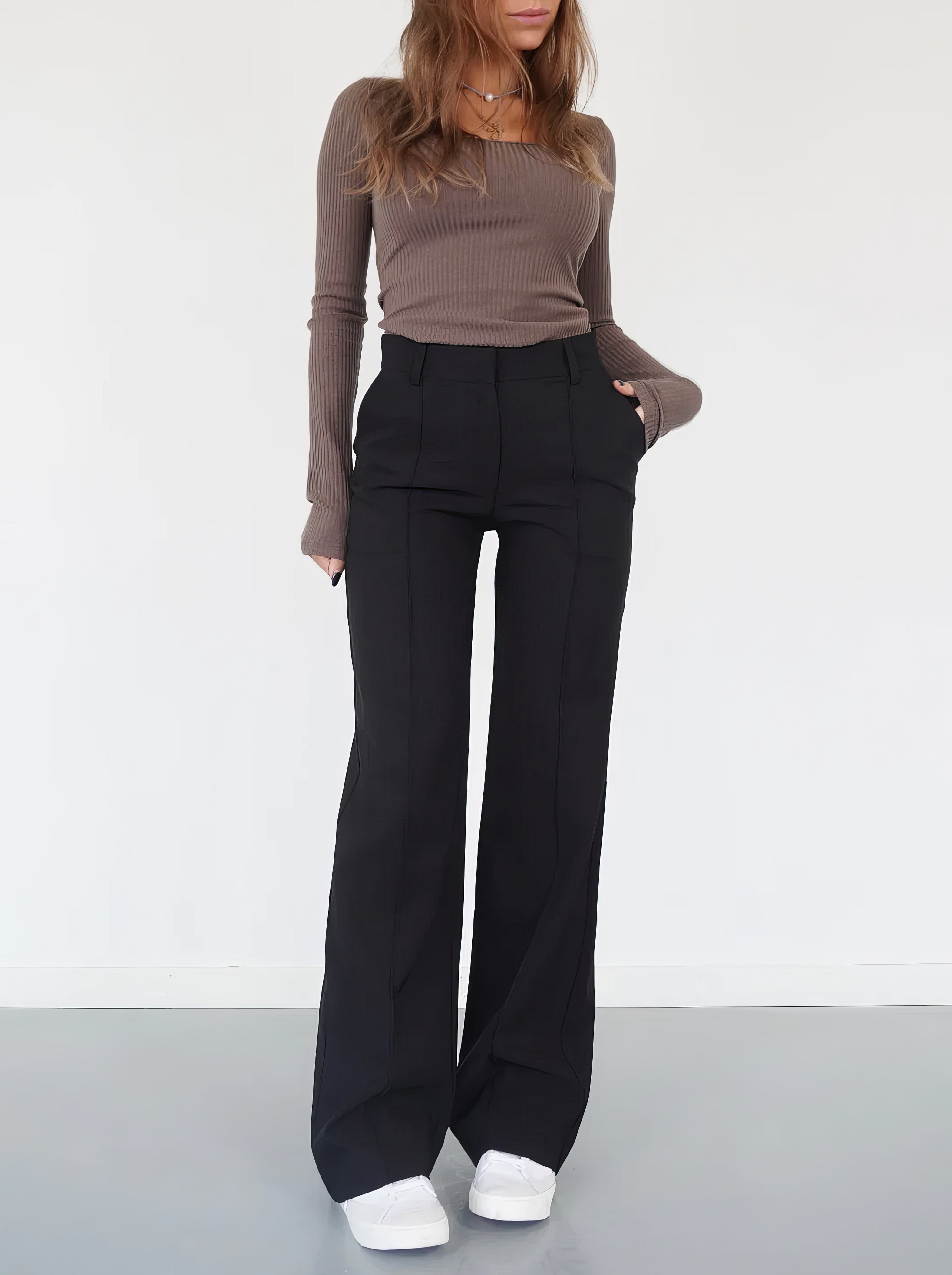 Women's straight leg trousers