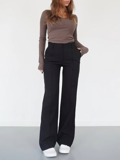 Women's straight leg trousers